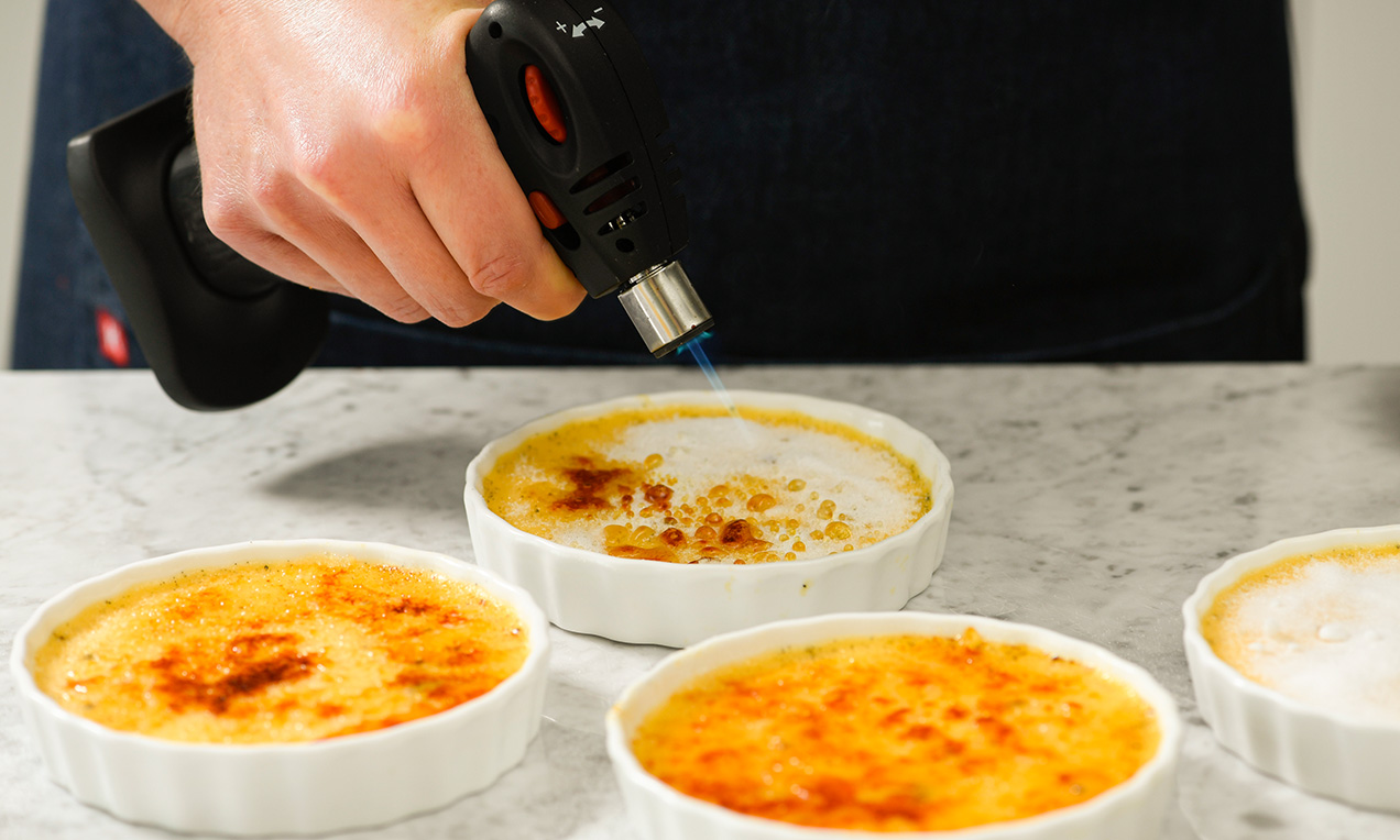 Picture - Créme Brûlée Gourmetbrenner karamellisiert-4966 Ausschnitt
