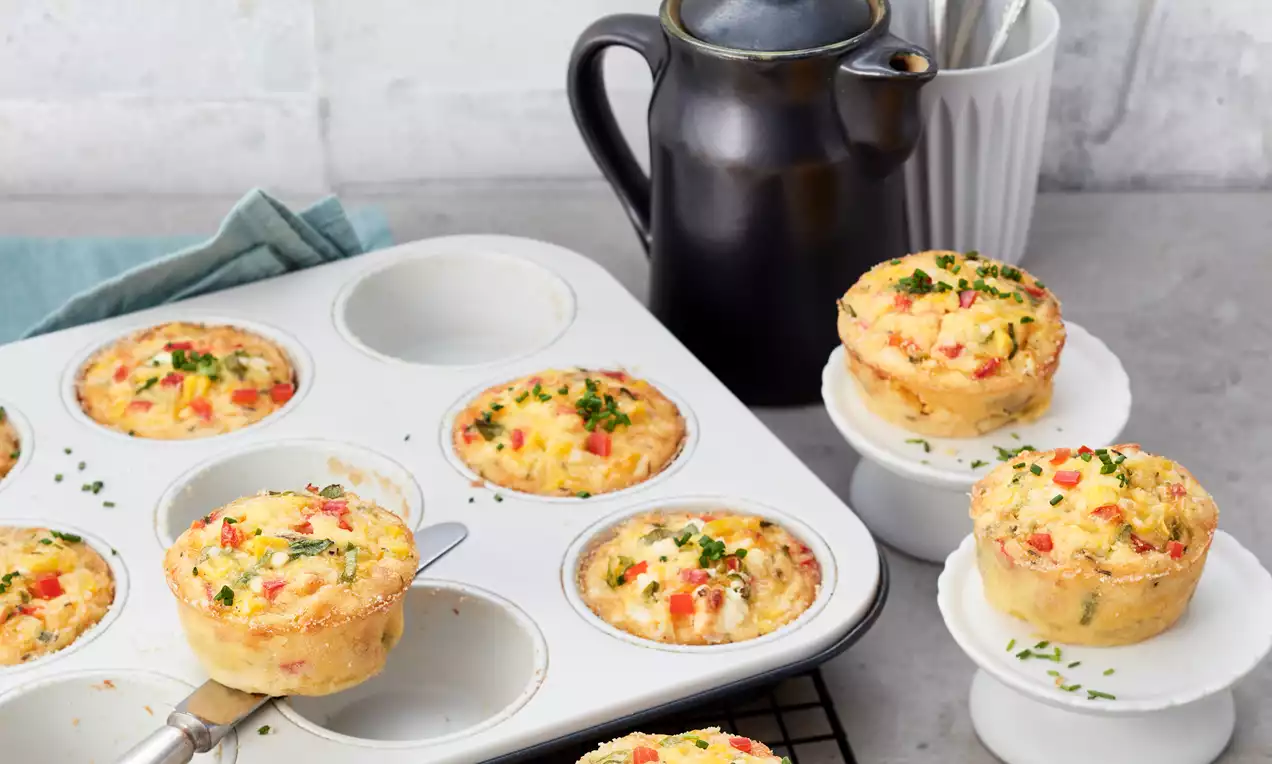 Rührei-Muffins Rezept | Dr. Oetker