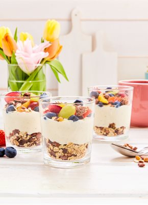 Schichtjoghurt im Glas